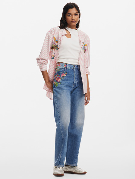 Desigual Jeans dritti Desigual Carina da donna
