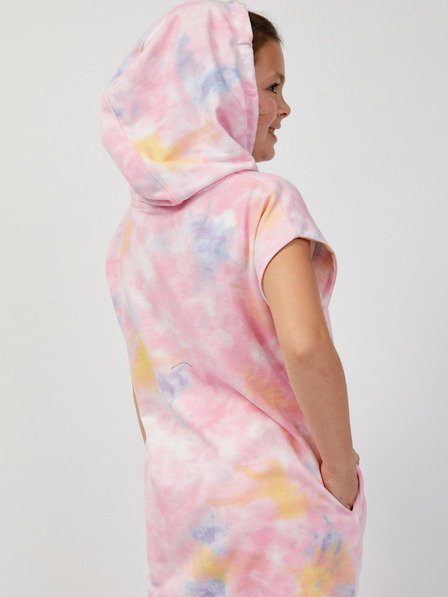 Sam 73 Felpa smanicata lunga blu-rosa per bambina SAM73 Pyr