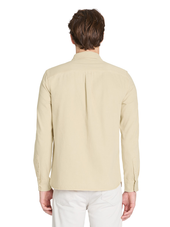 Celio Camicia uomo beige in cotone Celio Janime