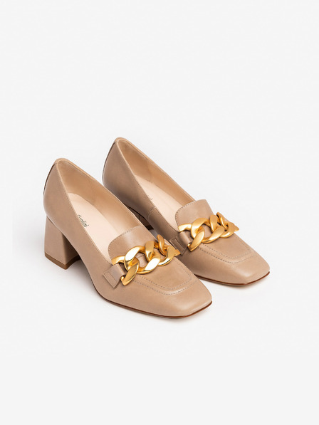 Nero Giardini Décolleté in pelle beige NeroGiardini