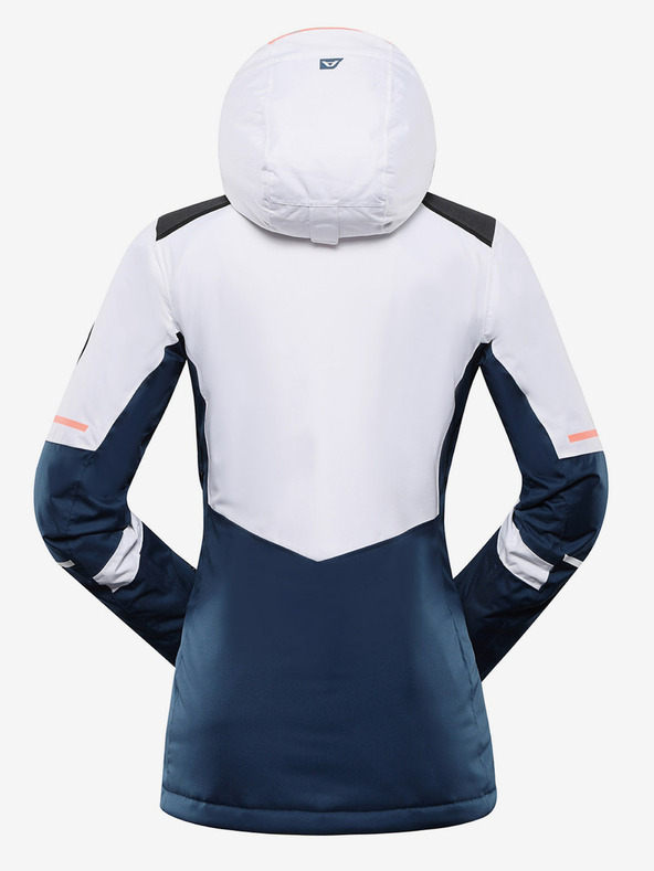 ALPINE PRO giacca da sci donna con membrana ptx ALPINE PRO ZARIBA bianco