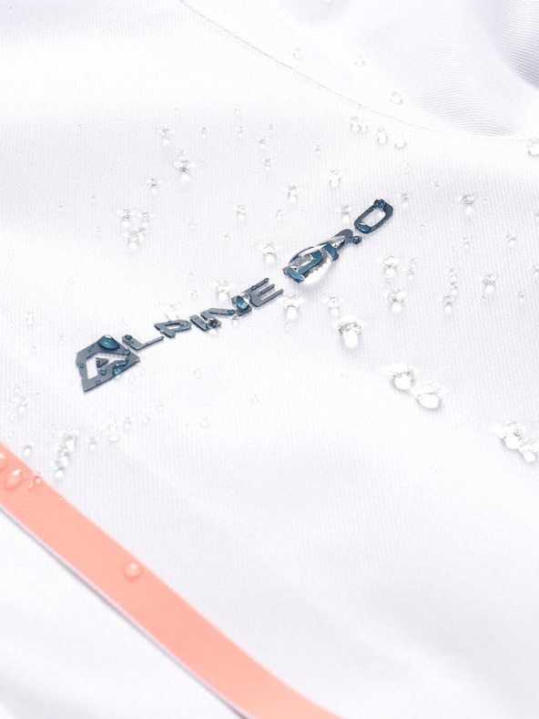 ALPINE PRO giacca da sci donna con membrana ptx ALPINE PRO ZARIBA bianco