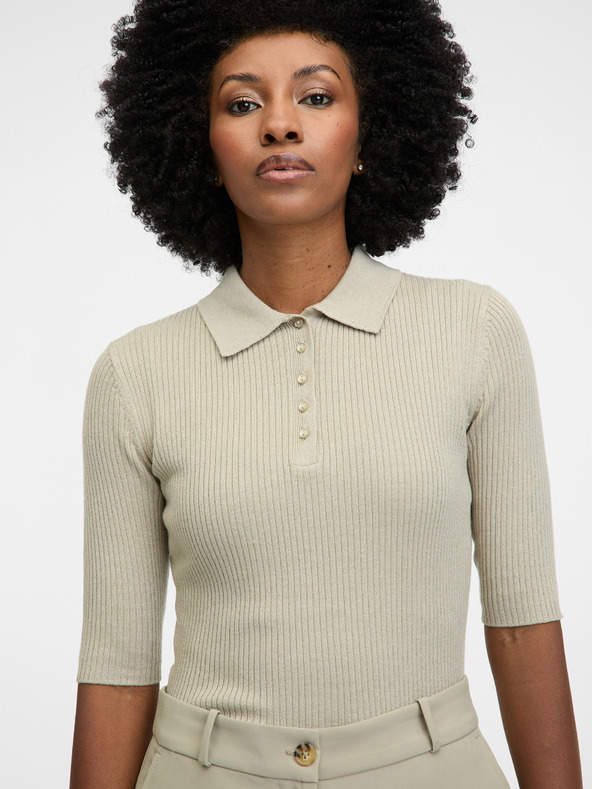 Orsay Camicia da donna grigia a maniche corte ORSAY