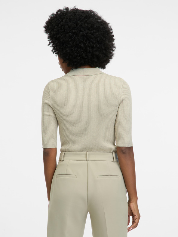 Orsay Camicia da donna grigia a maniche corte ORSAY