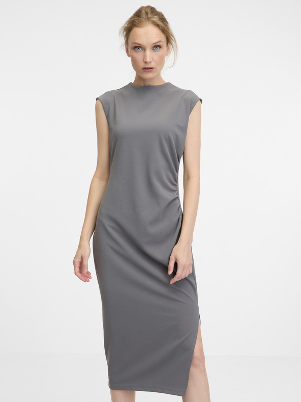Orsay Abito midi grigio da donna ORSAY
