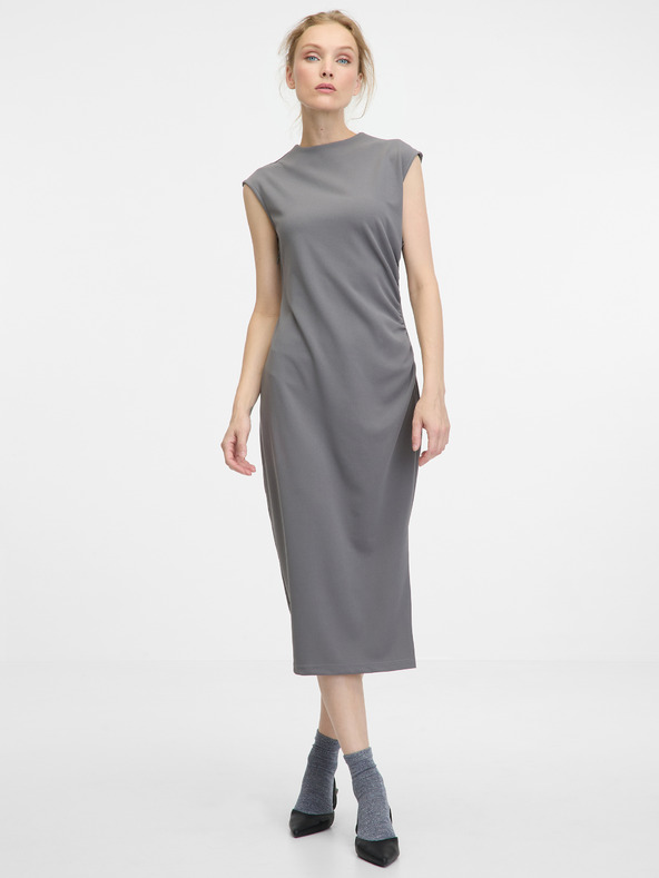 Orsay Abito midi grigio da donna ORSAY
