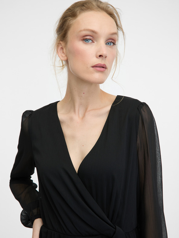 Orsay Abito al ginocchio donna nero ORSAY