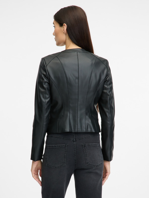 Orsay Giacca di pelle nera da donna ORSAY