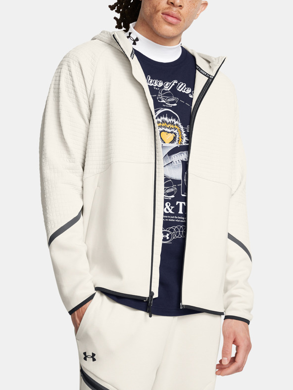 Under Armour Felpa Under Armour UA Unstoppable Flc Grid FZ Uomo