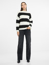 Orsay Maglione nero a righe da donna ORSAY