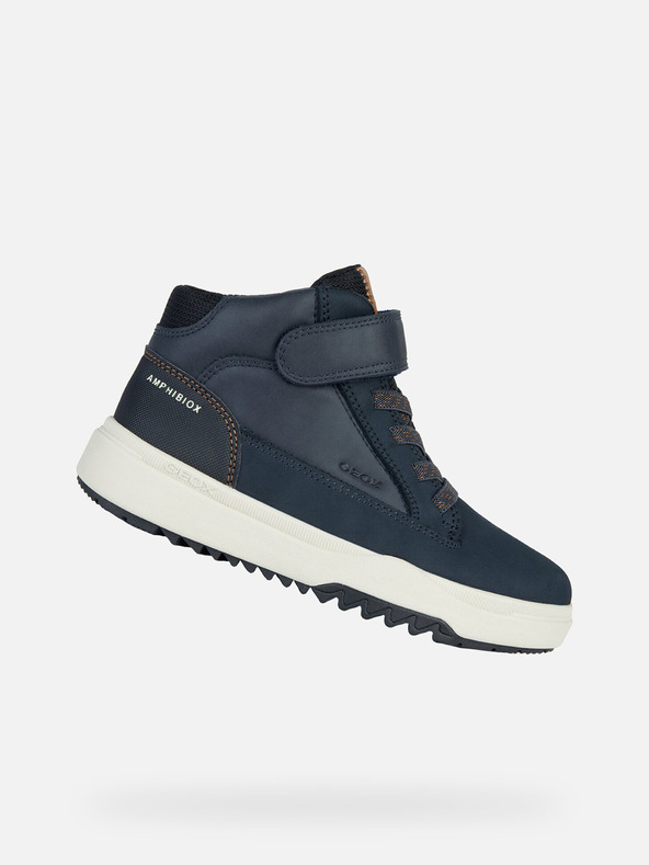 Geox Navy Boys Ankle Boots Geox Bunshee B Abx