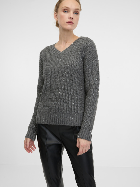 Orsay Pantaloni in pelle neri da donna ORSAY