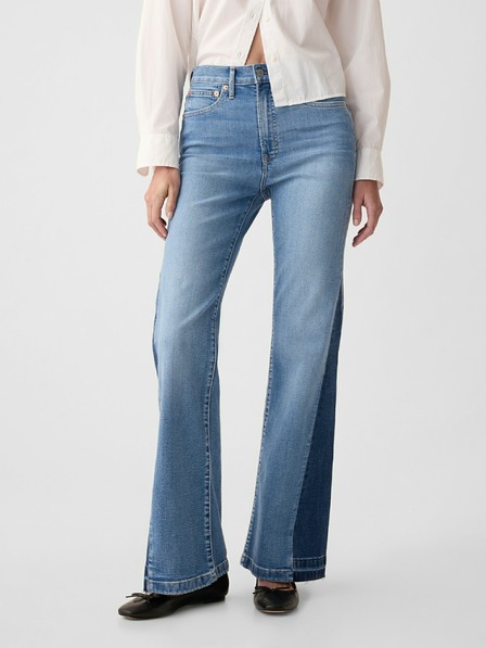 GAP High Rise '70s Flare Patched Jeans GAP