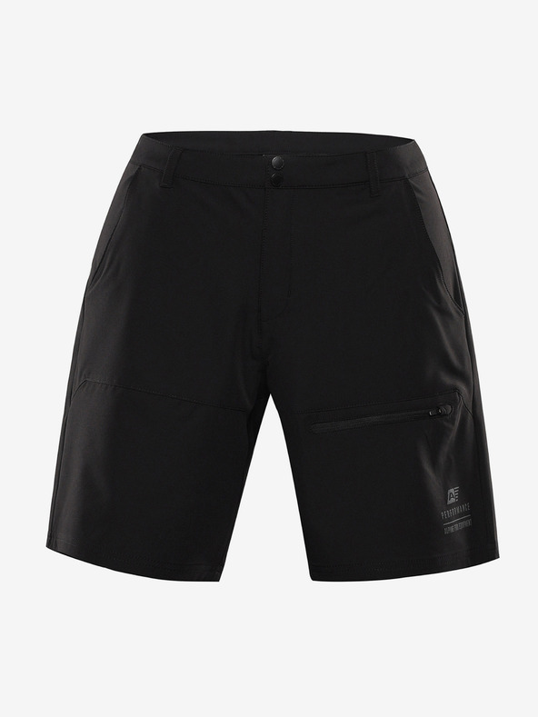 ALPINE PRO Pantaloncini softshell da uomo ALPINE PRO BAK nero