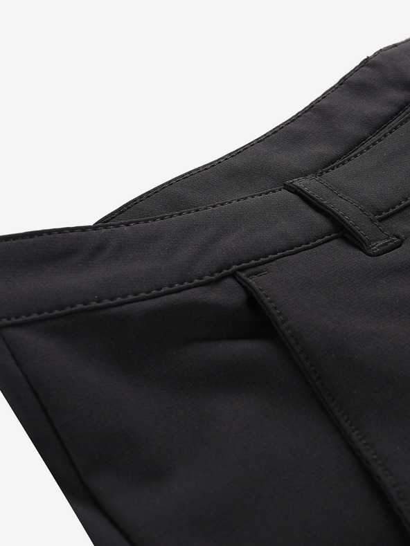 ALPINE PRO Pantaloncini softshell da uomo ALPINE PRO BAK nero
