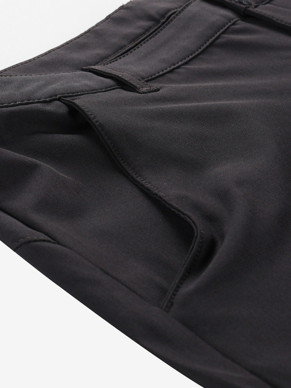 ALPINE PRO Pantaloncini softshell da uomo ALPINE PRO BAK nero