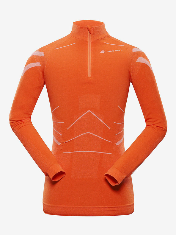 ALPINE PRO Maglietta funzionale arancione da uomo ALPINE PRO Lubina