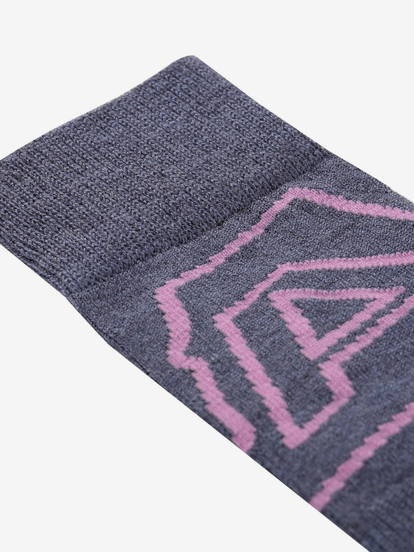 ALPINE PRO Calzini grigi da donna in lana merino ALPINE PRO Phalte