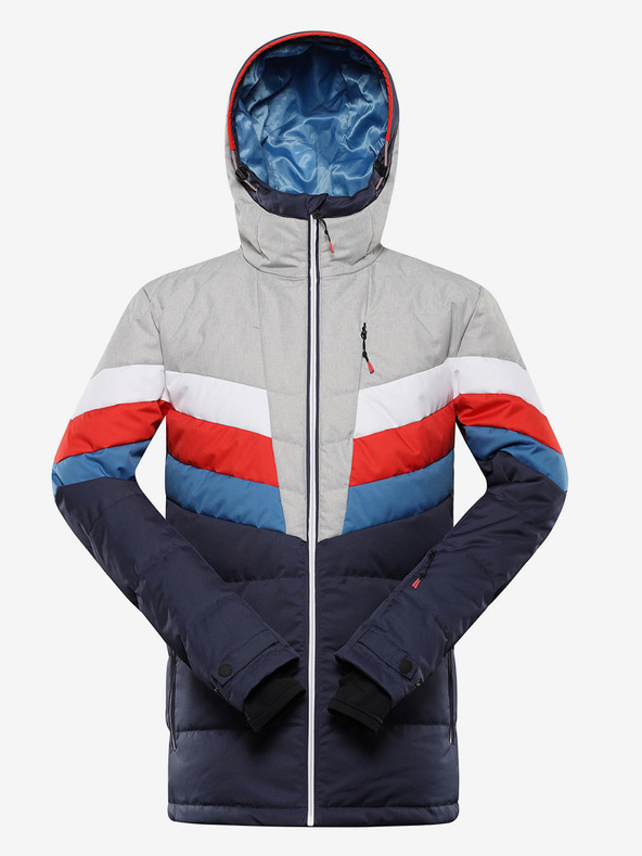 ALPINE PRO Piumino da sci da uomo con membrana in ptx ALPINE PRO FEEDR umore indaco