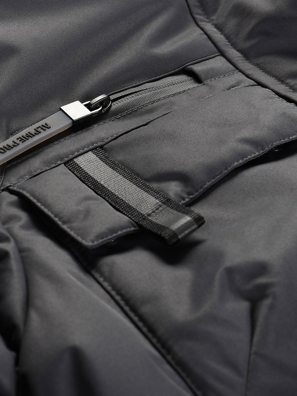 ALPINE PRO Giacca da donna in membrana ptx ALPINE PRO WERDA grigio scuro