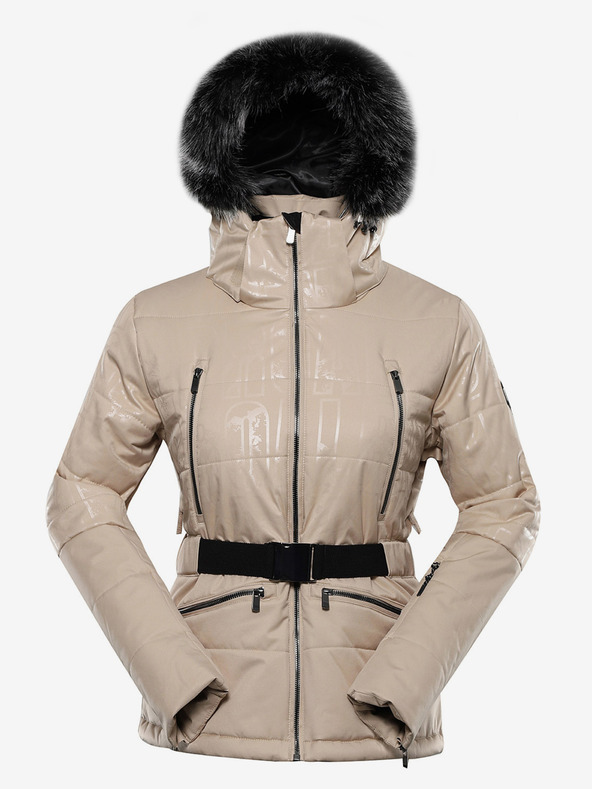 ALPINE PRO Giacca da sci donna con membrana ptx neve ALPINE PRO DAMA bianco pepe