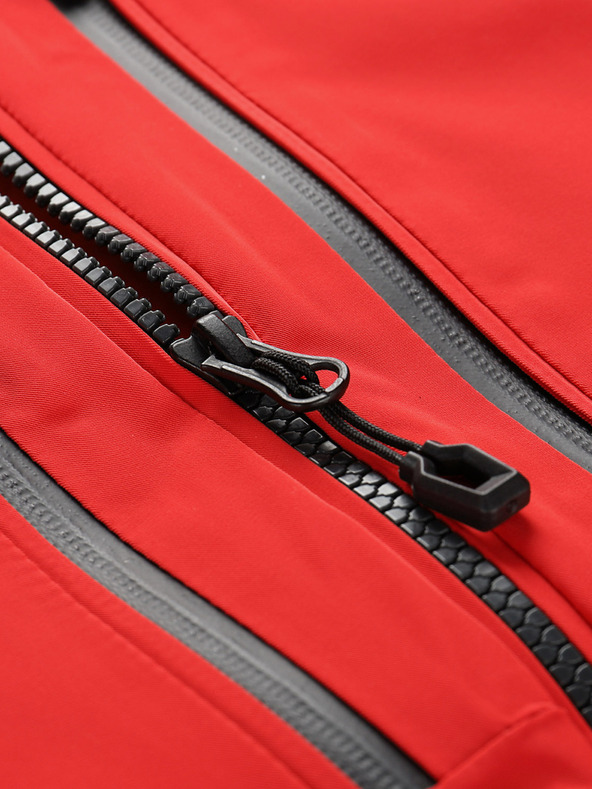 ALPINE PRO Giacca da sci donna con membrana ptx ALPINE PRO REASA rosso olimpico