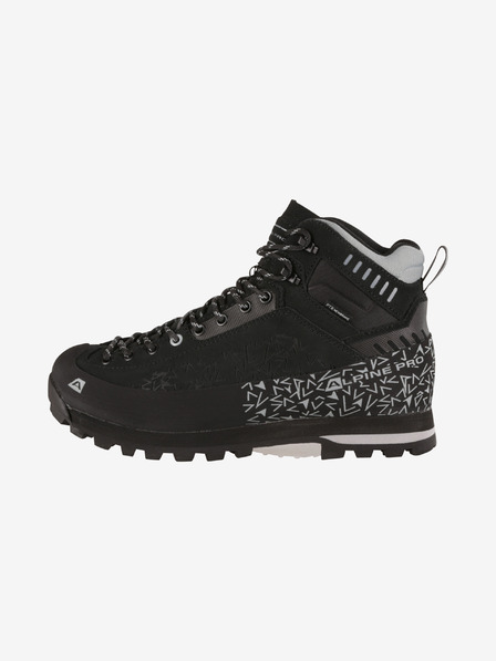 ALPINE PRO Scarpe outdoor con membrana ptx ALPINE PRO GREVE nero