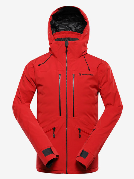 ALPINE PRO Giacca da sci da uomo con membrana ptx ALPINE PRO REAS rosso olimpico