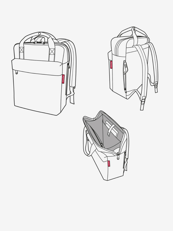 Reisenthel Zaino Reisenthel Allday Rosa Donna M Twist Berry