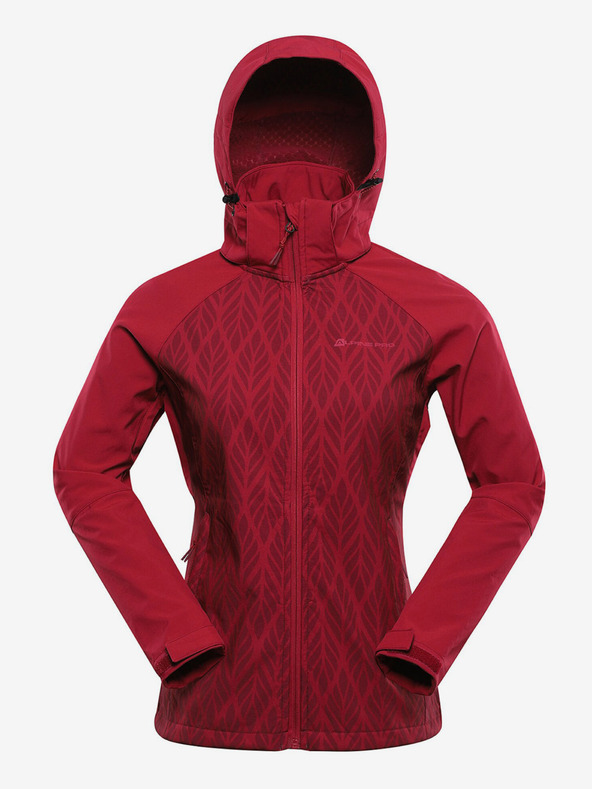 ALPINE PRO Giacca softshell rosa e viola da donna con membrana Alpine Pro Hoora