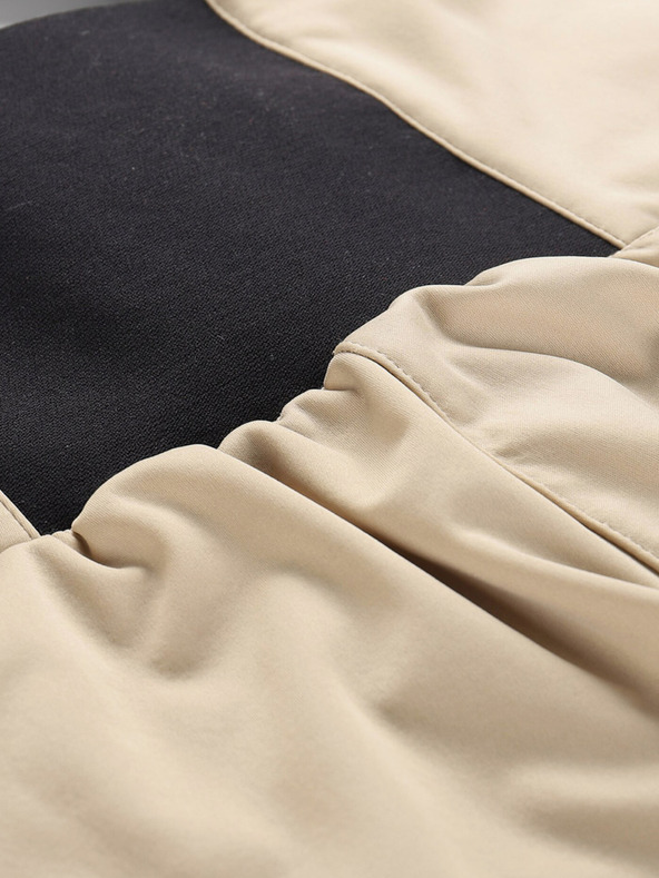 ALPINE PRO Pantaloni softshell da sci da donna con membrana ALPINE PRO GERANA bianco pepe