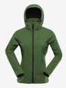 ALPINE PRO Giacca softshell da donna verde con membrana Alpine Pro Hoora