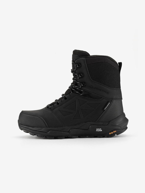 ALPINE PRO Stivali invernali da uomo con giga boom e membrana ptx ALPINE PRO NERBE nero