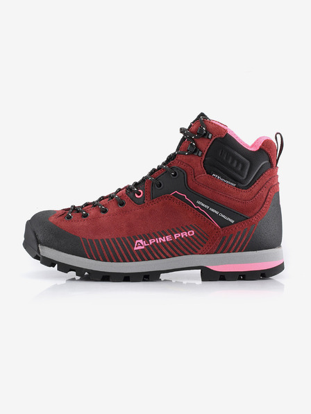 ALPINE PRO Scarpe da esterno con membrana ptx ALPINE PRO NEVISE melograno