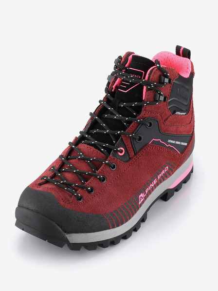 ALPINE PRO Scarpe da esterno con membrana ptx ALPINE PRO NEVISE melograno
