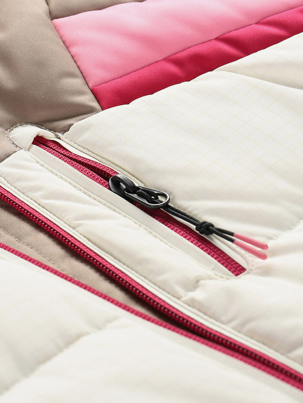 ALPINE PRO Piumino da sci da donna con membrana in ptx ALPINE PRO FERERA creme