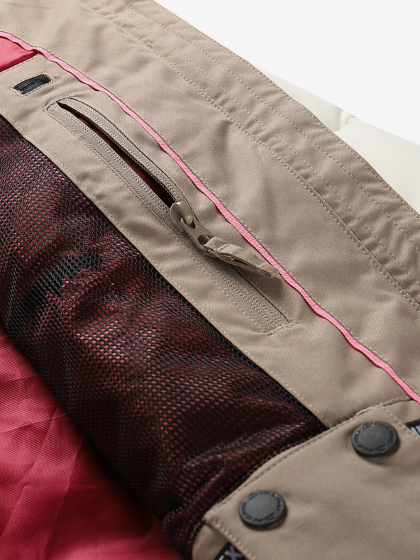 ALPINE PRO Piumino da sci da donna con membrana in ptx ALPINE PRO FERERA creme