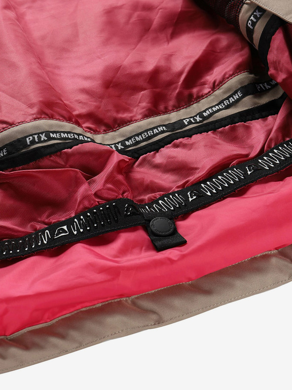 ALPINE PRO Piumino da sci da donna con membrana in ptx ALPINE PRO FERERA creme