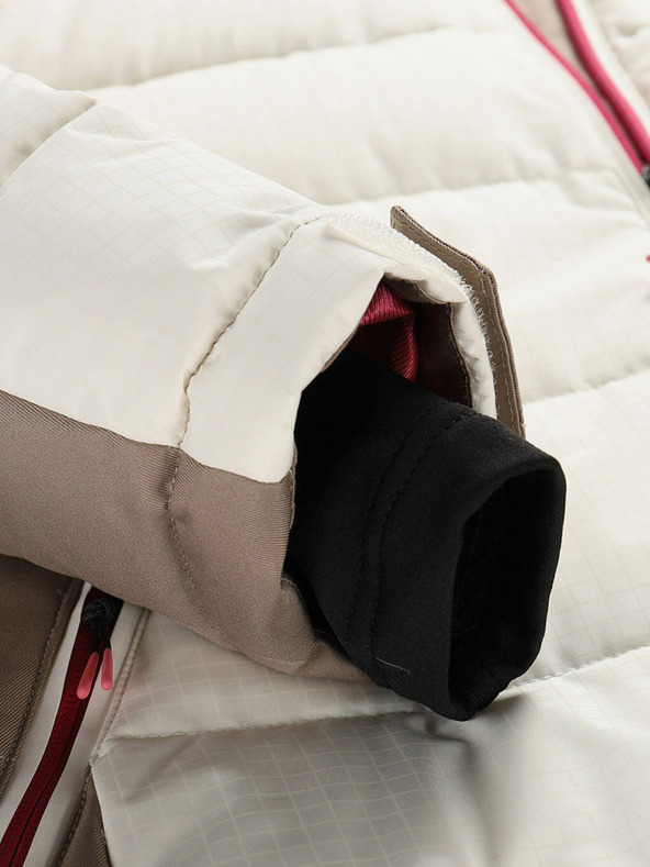 ALPINE PRO Piumino da sci da donna con membrana in ptx ALPINE PRO FERERA creme