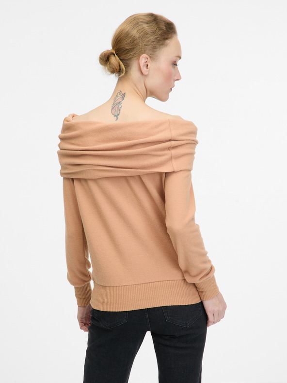 Orsay Maglietta a maniche lunghe da donna marrone chiaro ORSAY