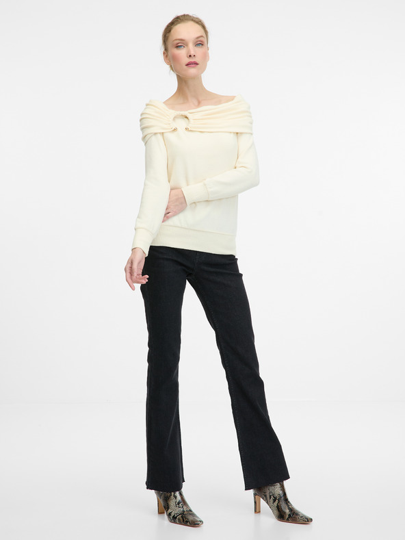 Orsay Maglietta a maniche lunghe ORSAY donna crema