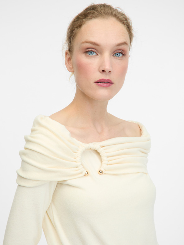 Orsay Maglietta a maniche lunghe ORSAY donna crema