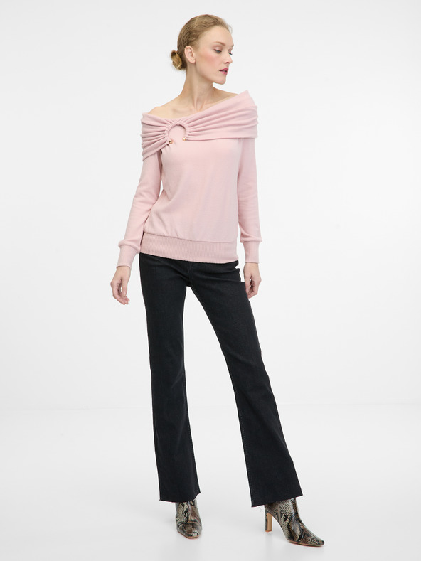 Orsay Maglietta a maniche lunghe rosa chiaro da donna ORSAY