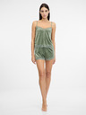 Orsay Pantaloncini pigiama color khaki in similscamosciato da donna ORSAY