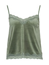 Orsay Top pigiama color khaki in similscamosciato da donna ORSAY