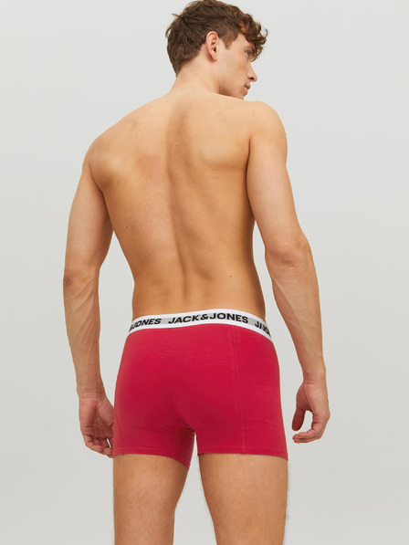 Jack & Jones Set di tre boxer da uomo in blu, verde e rosso Jack & Jones Rikki