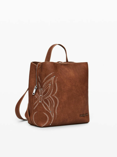 Desigual Zaino Marrone Desigual Donna Reprise Goodall Sand
