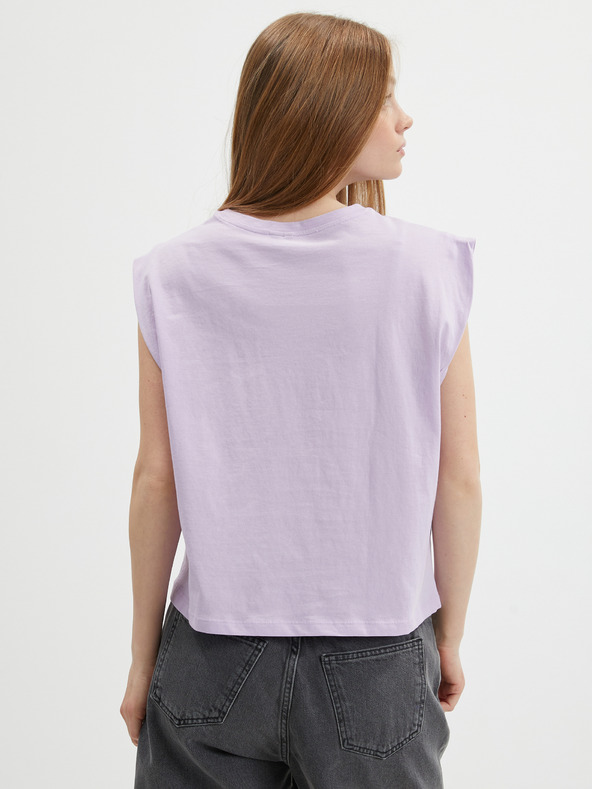 Vero Moda T-shirt basic donna VERO MODA viola chiaro Panna