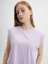 Vero Moda T-shirt basic donna VERO MODA viola chiaro Panna