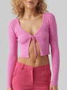 Vero Moda Cardigan corto a coste rosa da donna VERO MODA Glory
